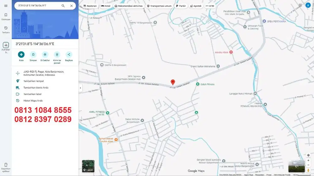 Tanah Besar Banjarmasin, Sudah Urug, Siap Proyek Ruko