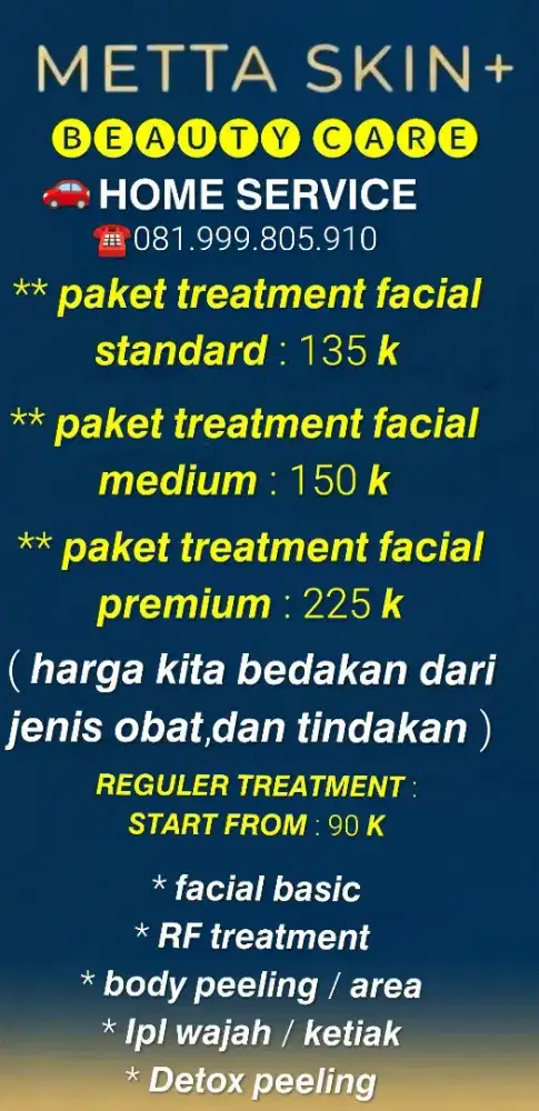 Beauty care home service