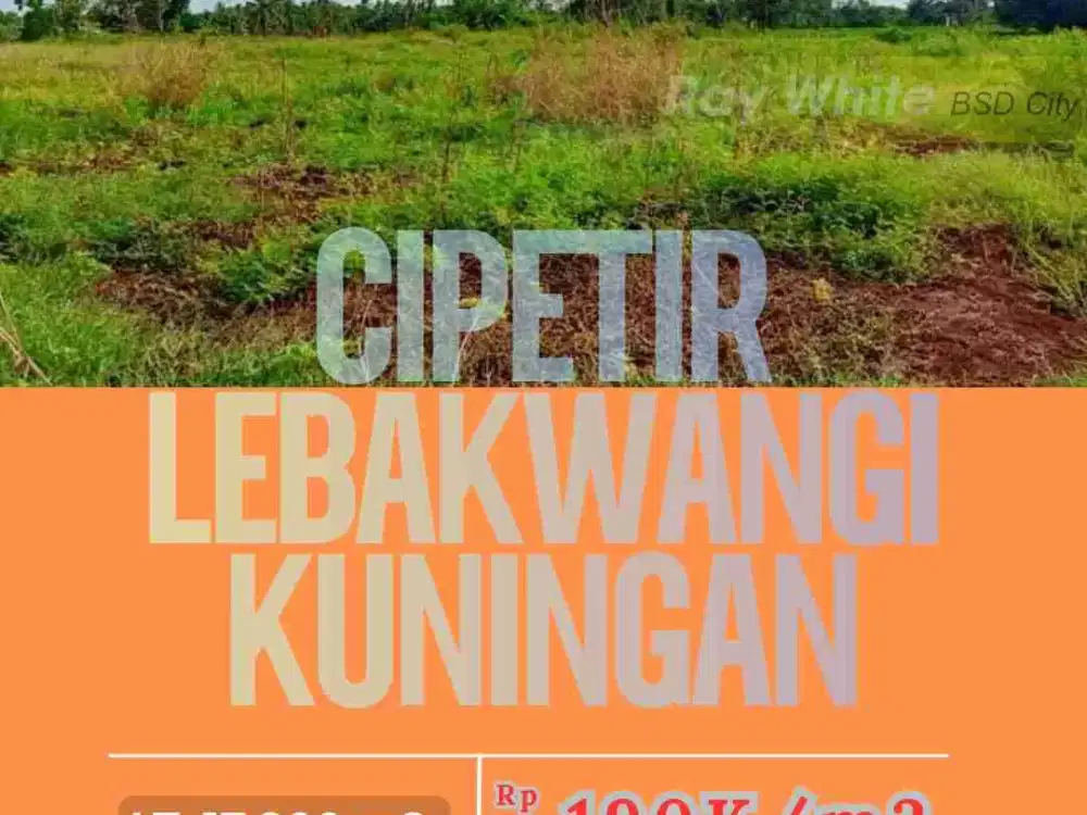 Tanah Kavling Bagus Harga Miring di Cipetir, Lebakwangi, Kuningan