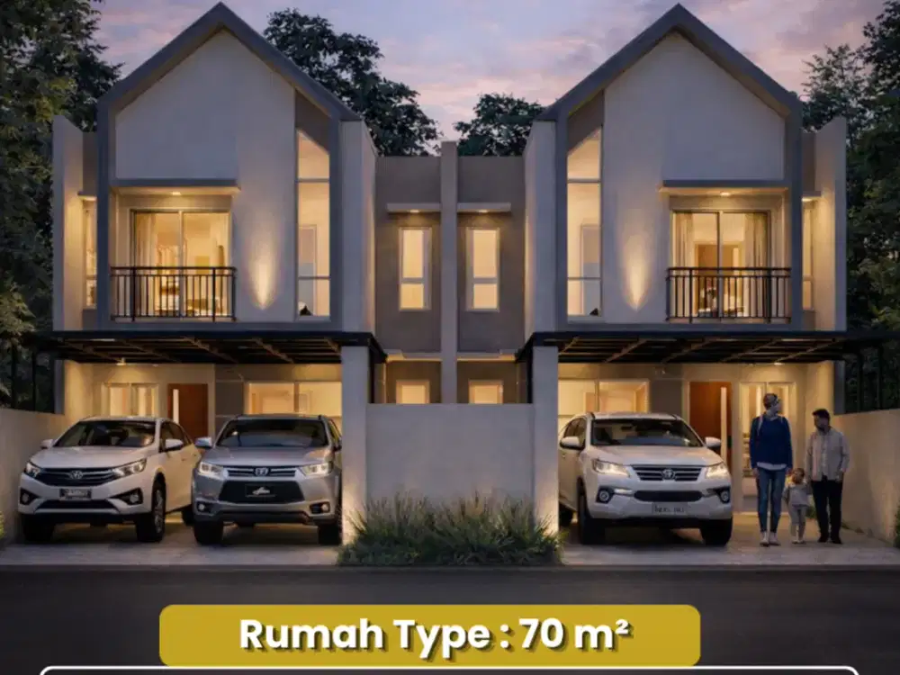 Dijual Villa dikota batu luas tanah 92 m2 SHM On hand bisa KPR DP rendah