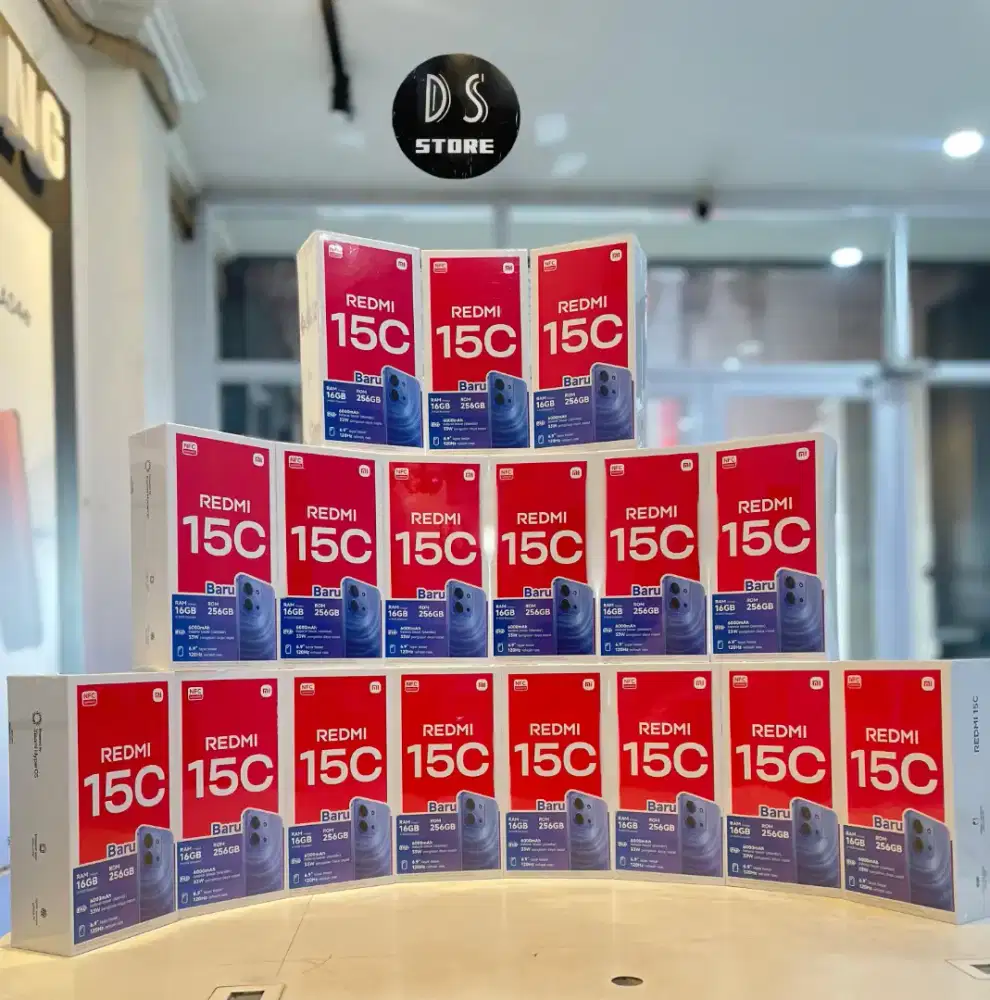Redmi 15c new garansi resmi