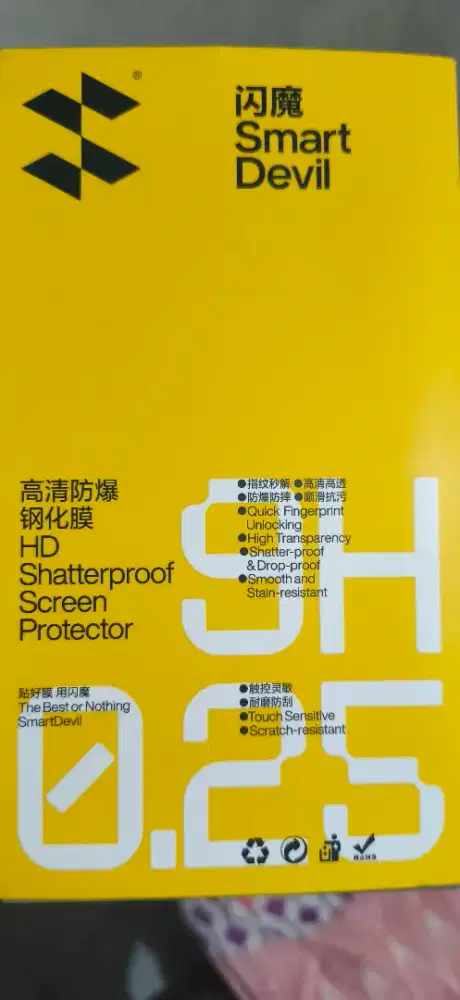 Tempered glass merk smartdevil untuk poco f7 pro atau f7 ultra