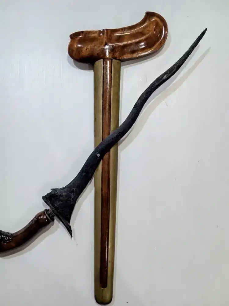 Keris Sepuh Pandawa Lare Pamor Nunggak Semi Ceprit Era Majapahit