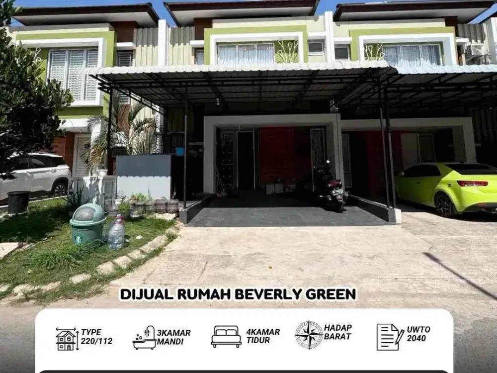 Dijual Rumah Beverly Green Tahap 2 Batam Center