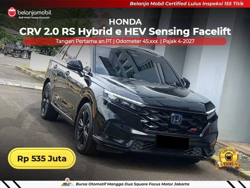 [ PAJAK PANJANG ] Honda CR-V CR V CRV 2.0 RS Hybrid Sensing 2024/2025