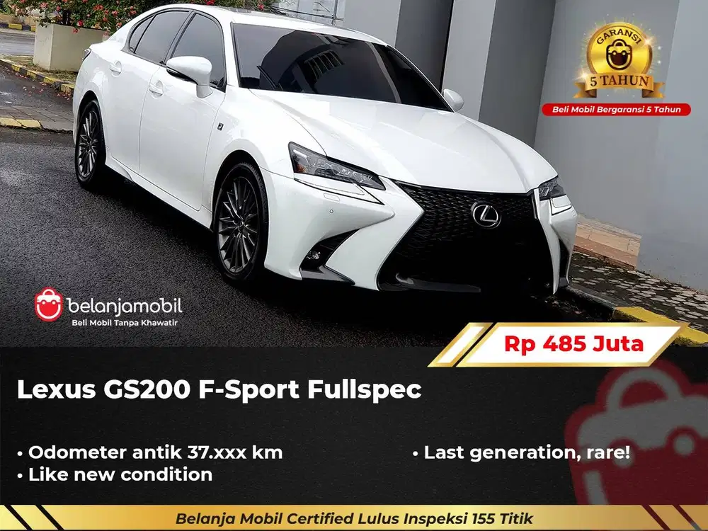 [ LOW KM 34RB ] Lexus GS200 GS 200 F-Sport F Sport Fullspec 2017/2018