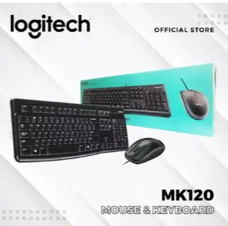 LOGITECH MK120 COMBO KEYBOARD MOUSE USB