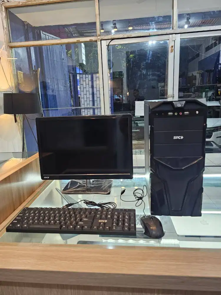 Cpu dan Monitor 1 Set Core i3 dgn Ssd Murah Ori Segel