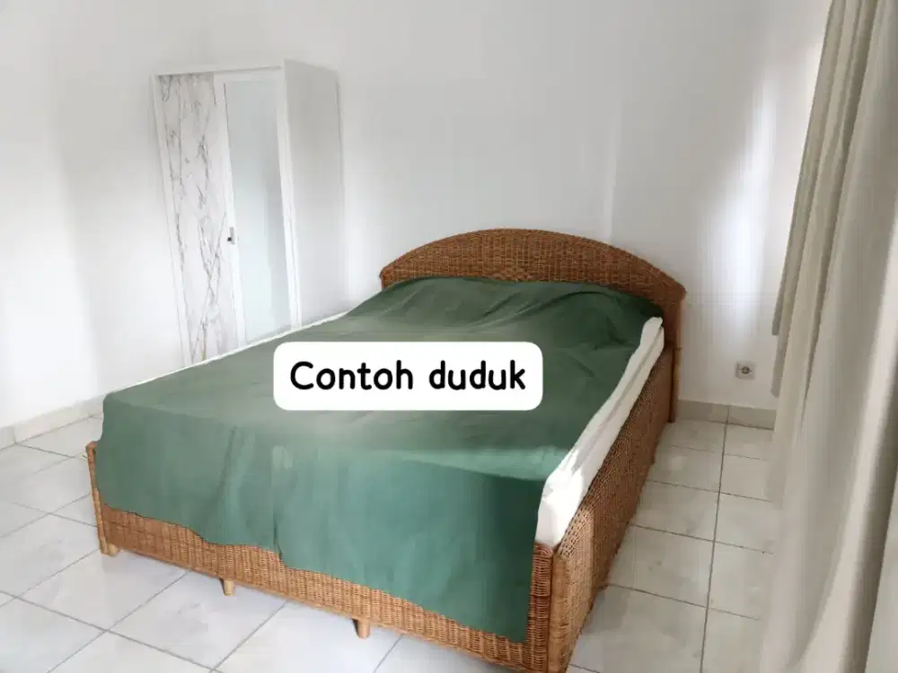 Ranjang/Dipan Rotan (Rattan bed)