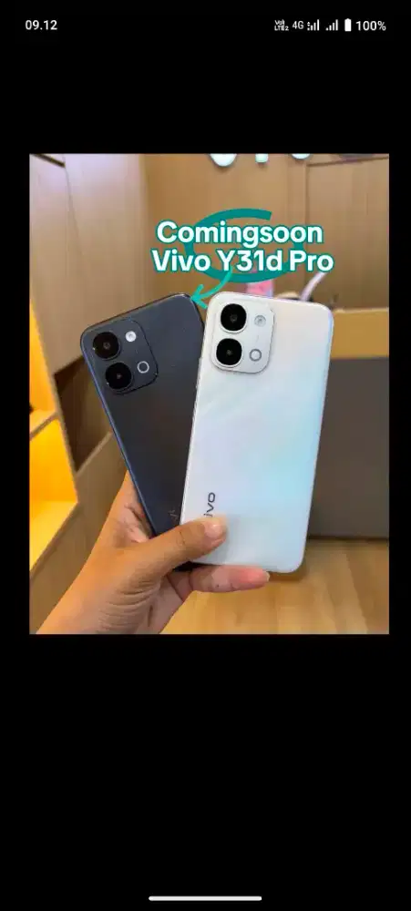 Vivo Y31d Pro cashback 300.000 Promo Cicilan 15ribu/hari