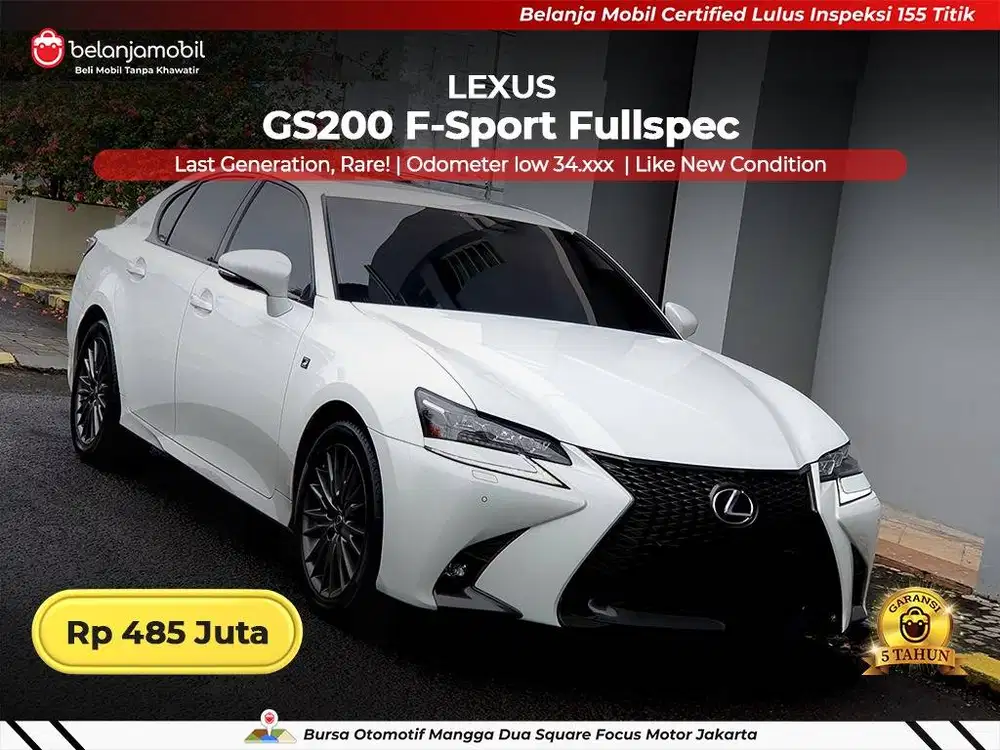 [ LOW KM 34RB ] Lexus GS200 GS 200 F-Sport F Sport Fullspec 2017/2018