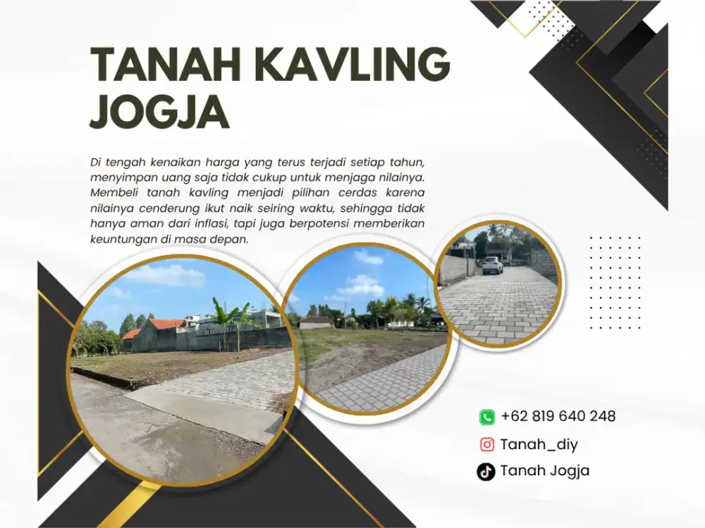 Tanah Siap Bangun Di Jalan Besijangkan Bimomartani Ngemplak Sleman