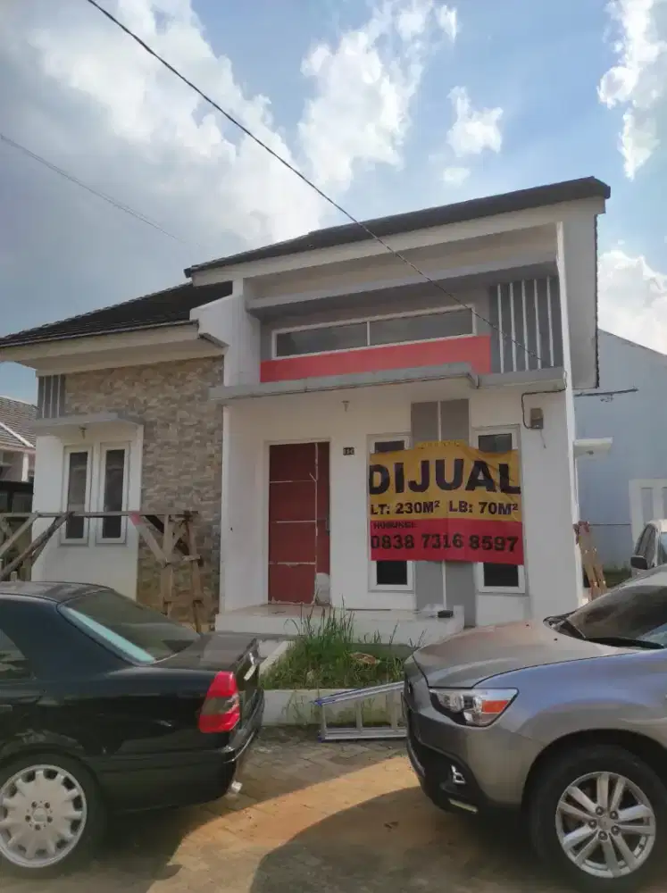 DIJUAL rumah cluster 1 lantai luas, Raffles Residence