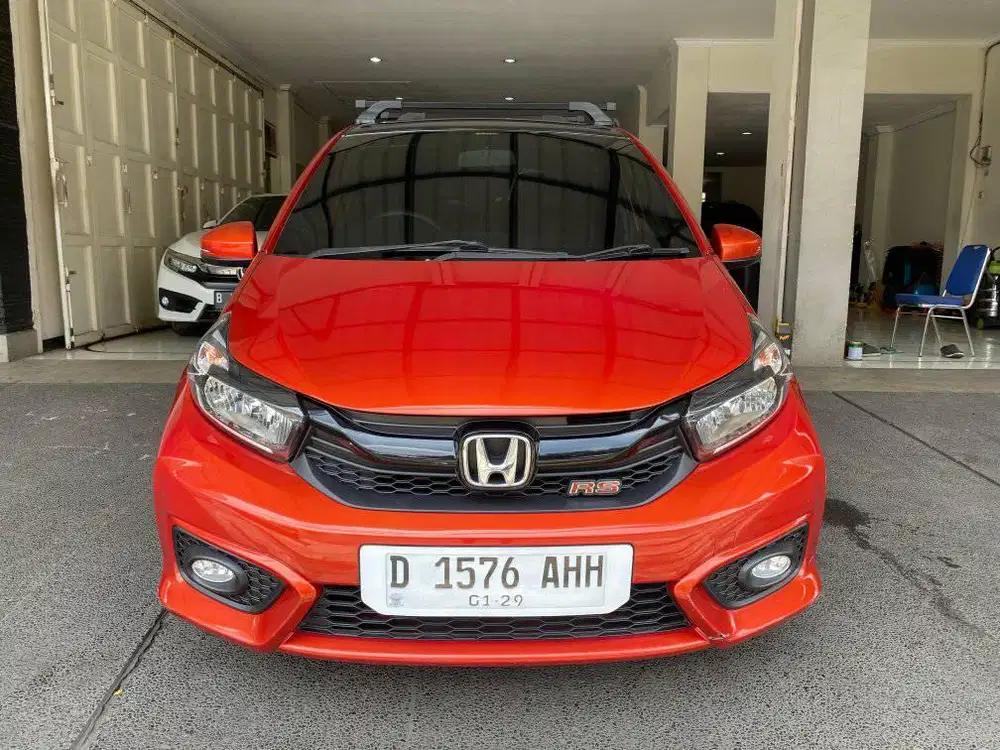 All New Brio RS CVT 2019 Orange Two Tone Honda Velg Advan GT 1 Tangan
