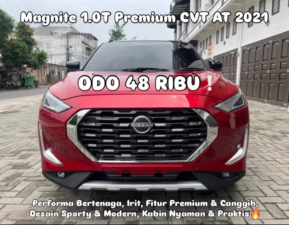 (TDP 25 JUTA!) Nissan Magnite 1.0T Premium CVT/Automatic Merah 2021