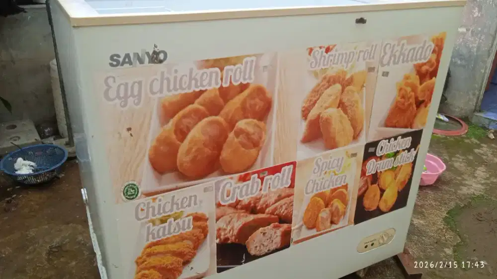 Freezer box sanyo type Sf-c21k