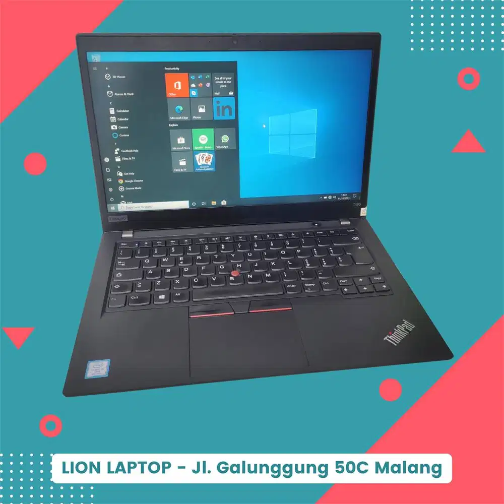 RAM 16GB i5 Gen 8 SSD 256GB Lenovo Thinkpad T490 [21|04]