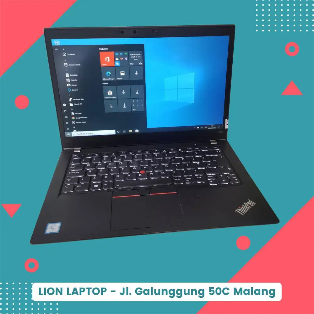 RAM 8GB Core i5 gen 8 Lenovo Thinkpad T480s SLIM [21|04]