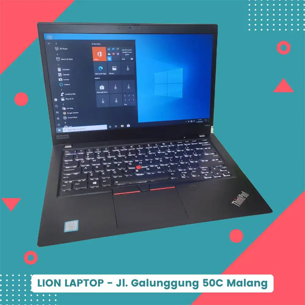 RAM 16GB SSD 512GB Core i5 Slim Lenovo Thinkpad T490s [21|04]