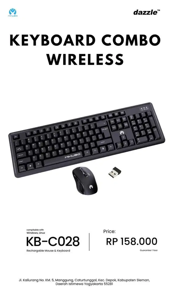 Mikuso KB-C028 Rechargable