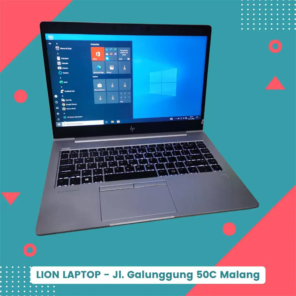 FUll Aluminium Body Core i7 gen 8 8/256 HP Elitebook 840 G6 [21|04]