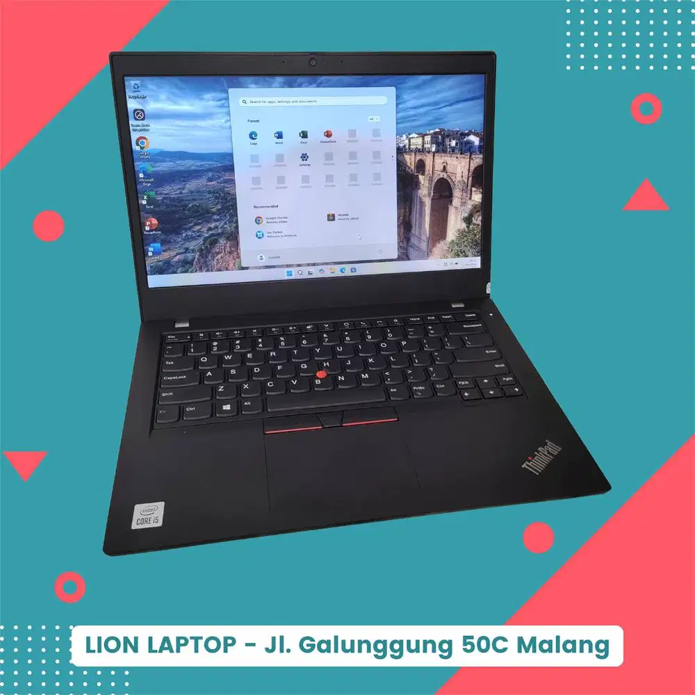 i5 Gen 10 Murah RAM 8GB SSD 256GB Lenovo Thinkpad L14 [21|04]