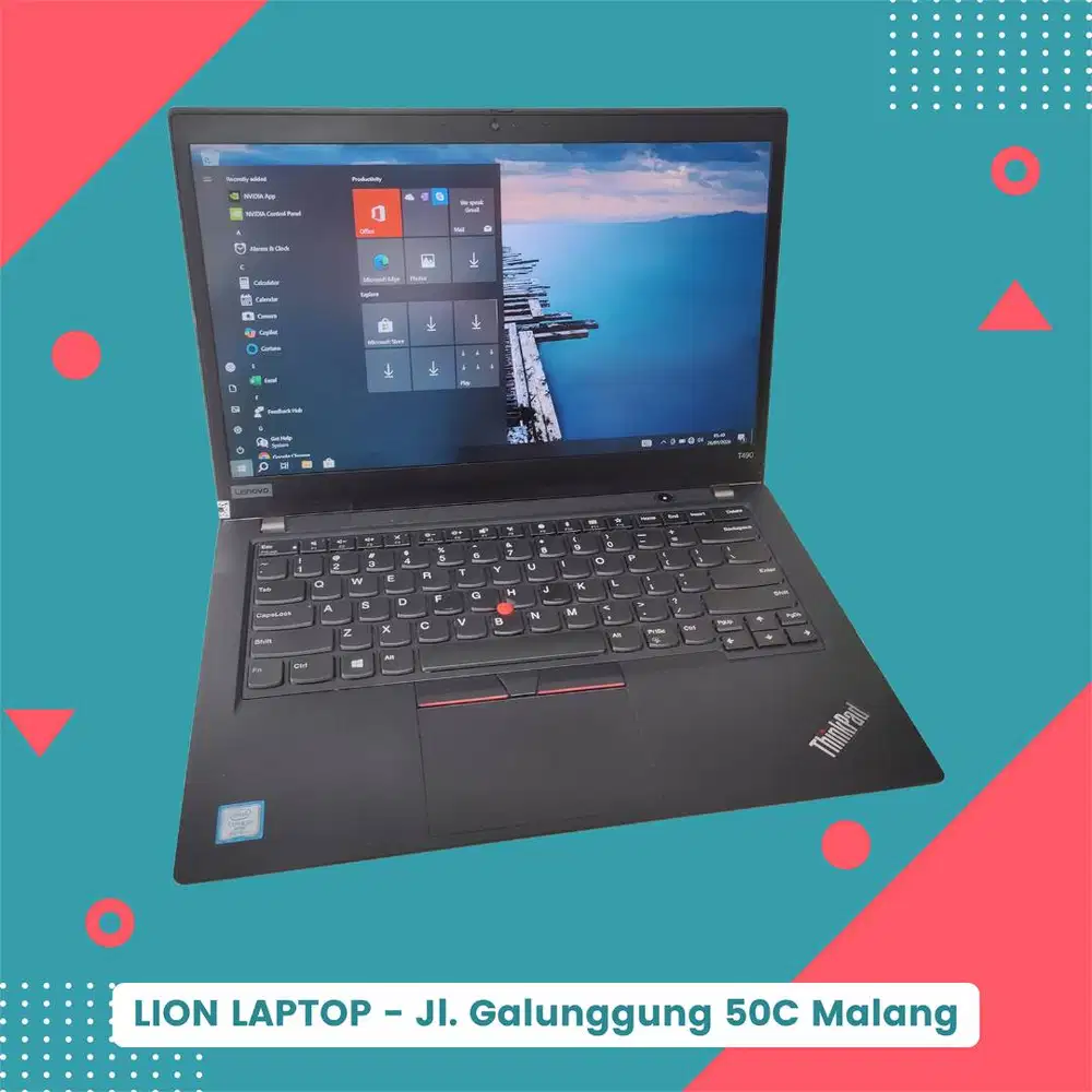 Double VGA NVIDIA Core i5 8/256 Slim Lenovo Thinkpad T490 [21|04]