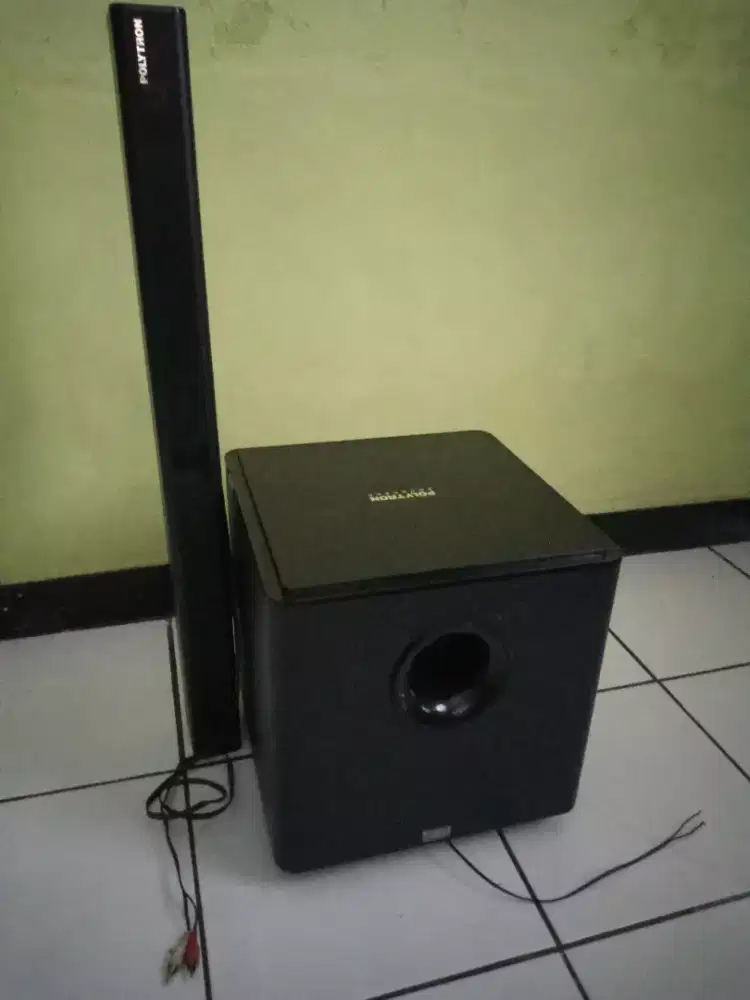 Subwoofer soundbar pasif polytron