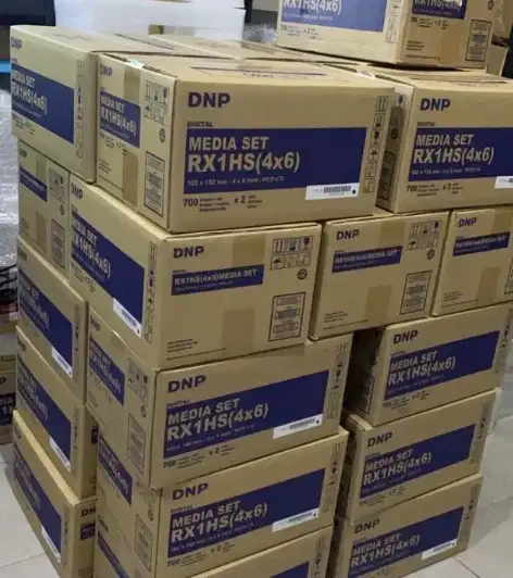 Paper DNP RX11 box isi 2 roll paper dan 2 roll ribbon