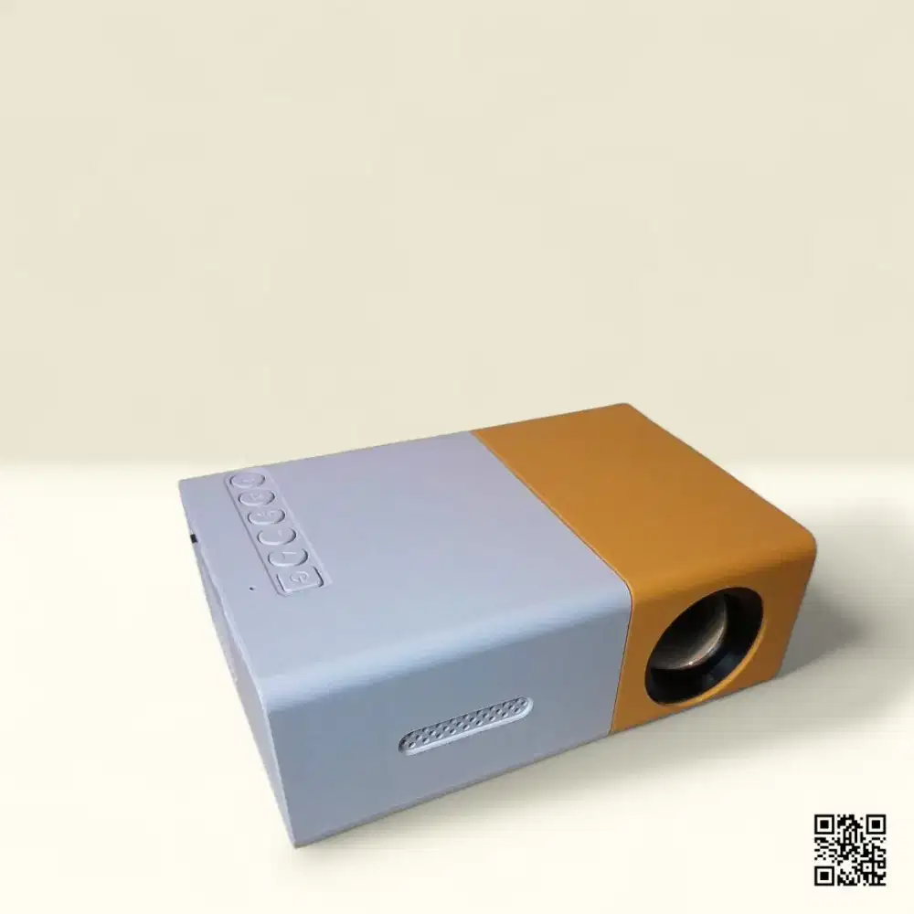 Proyektor Mini YG300 LED Portable - Komplit Mulus