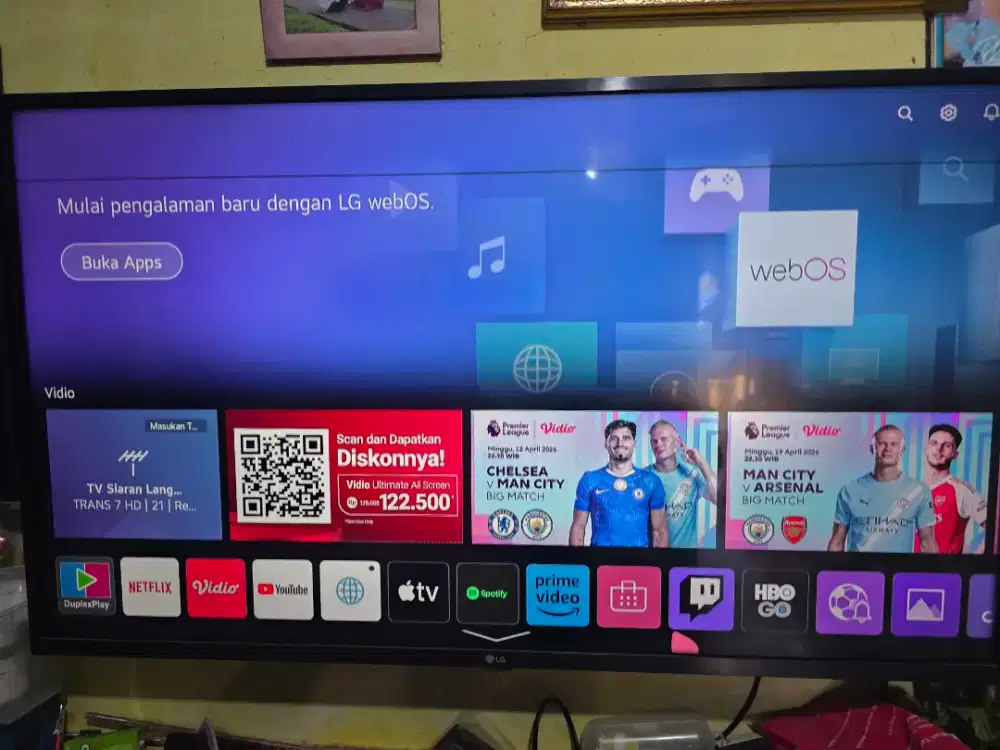 Tv lg 43inc smart tipe 43UN7300PTC