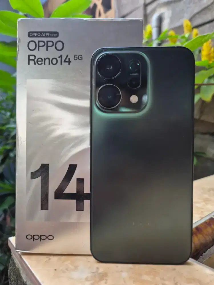 Oppo Reno 14 12/256 Muluss Fullset Ori Garansi Juli 2026