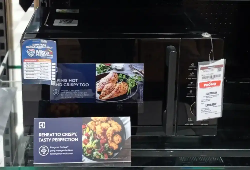 ELECTROLUX MICROWAVE 20L BLACK