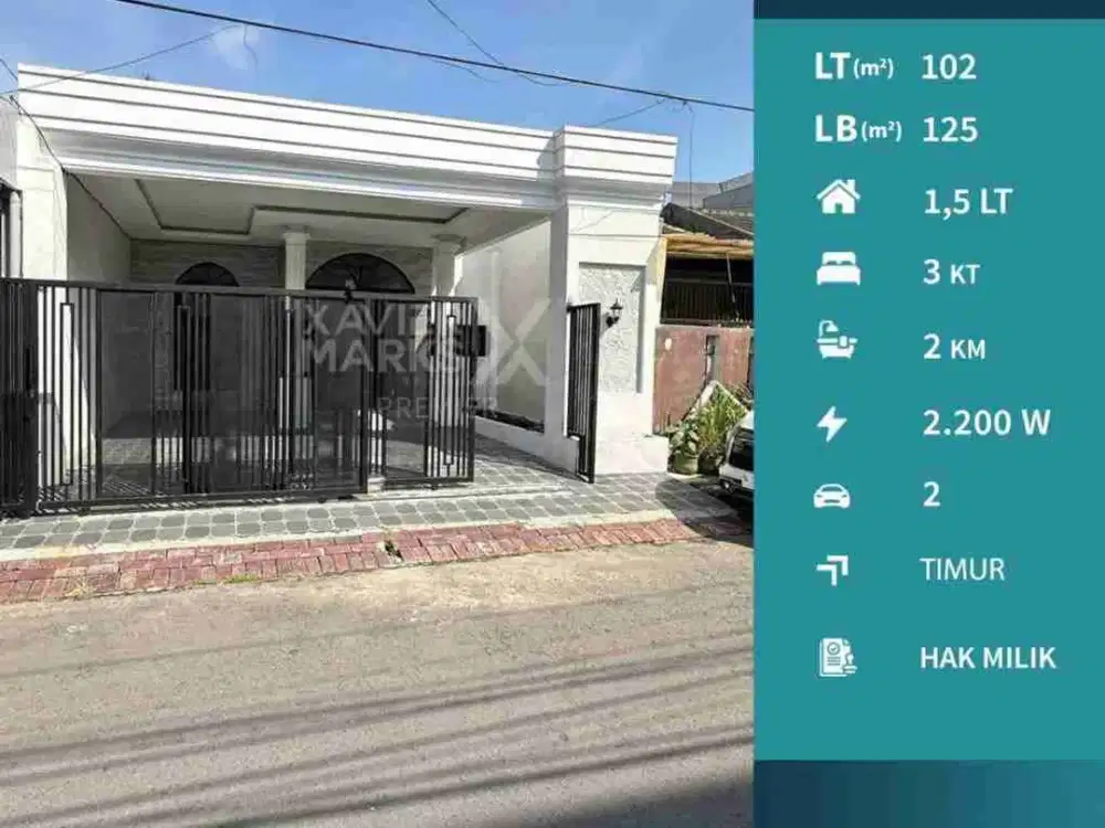Dijual Rumah Baru Modern Klasik di Selat Sunda, Sawojajar Kota Malang