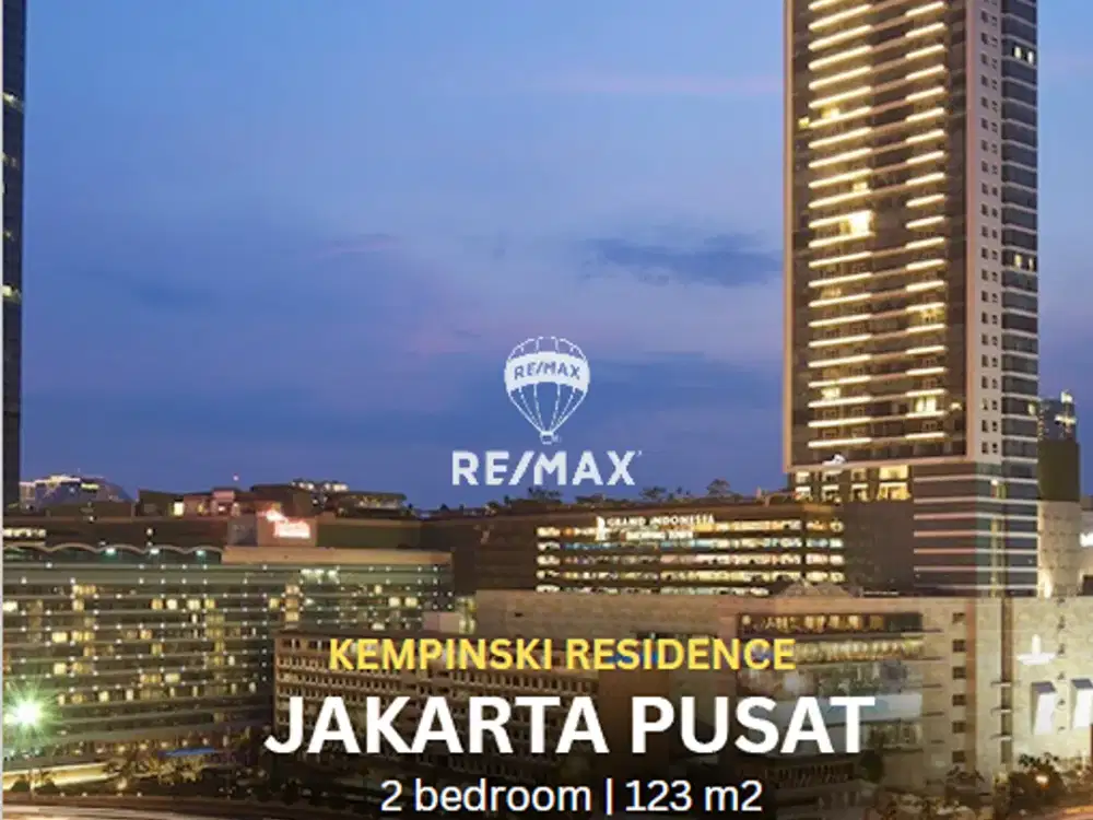DIJUAL APARTEMEN KEMPINSKI RESIDENCE JAKARTA PUSAT