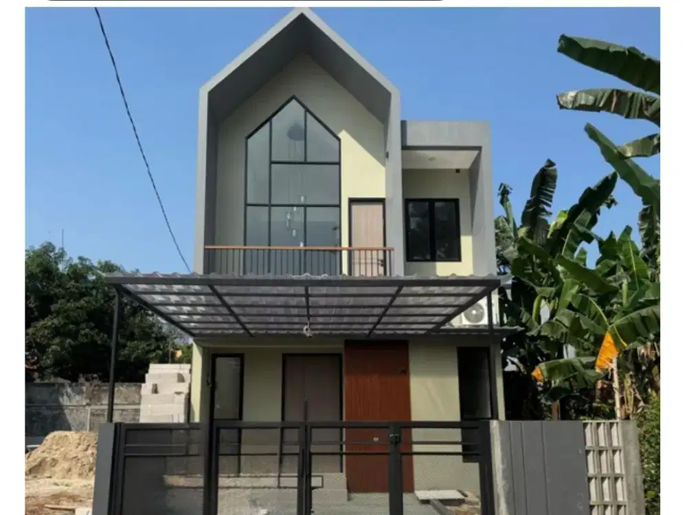 RUMAH BARU MINIMALIS MODERN DI GRIYA LOKA BSD 'HRB199'