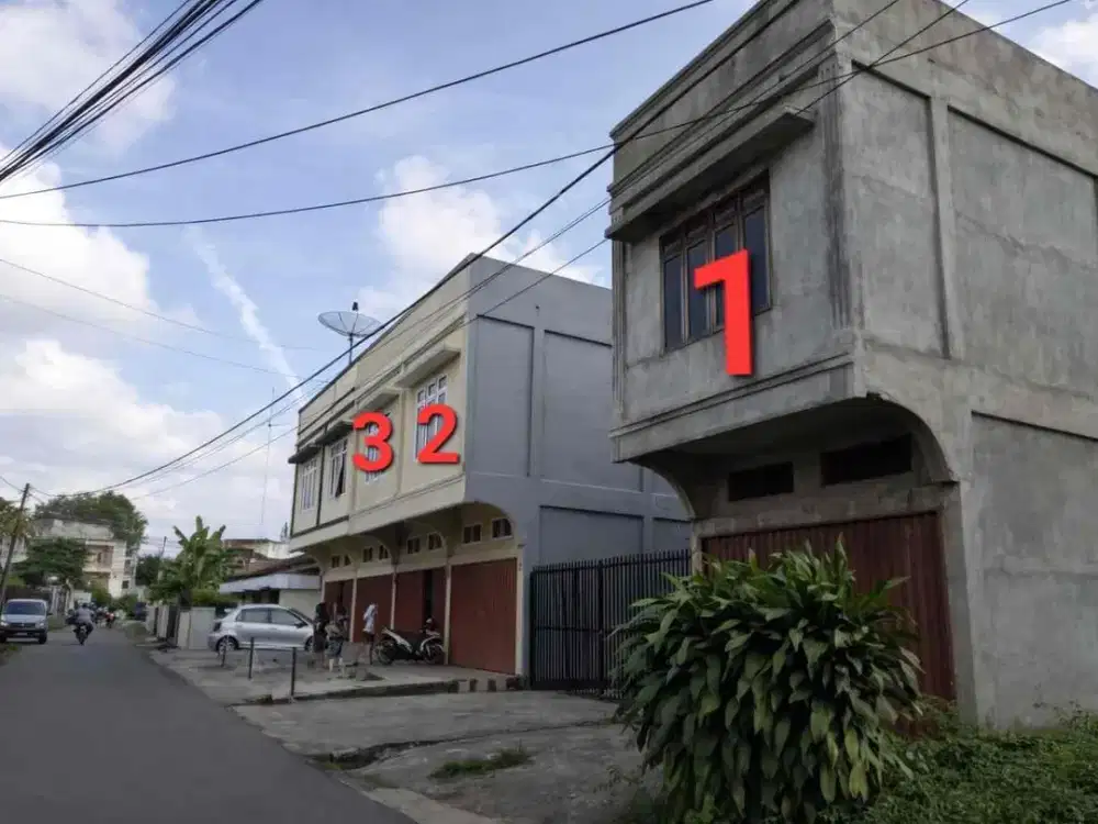 BORONG 3 RUKO SEKALIGUS DI JELUTUNG JAMBI – CUMA 1,7 M!