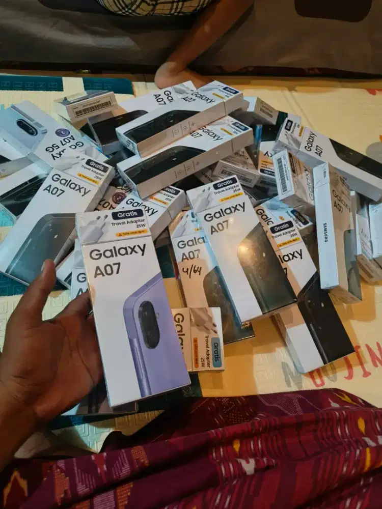 New Samsung galaxy A07 ram4/64 garansi  resmi 1 tahun