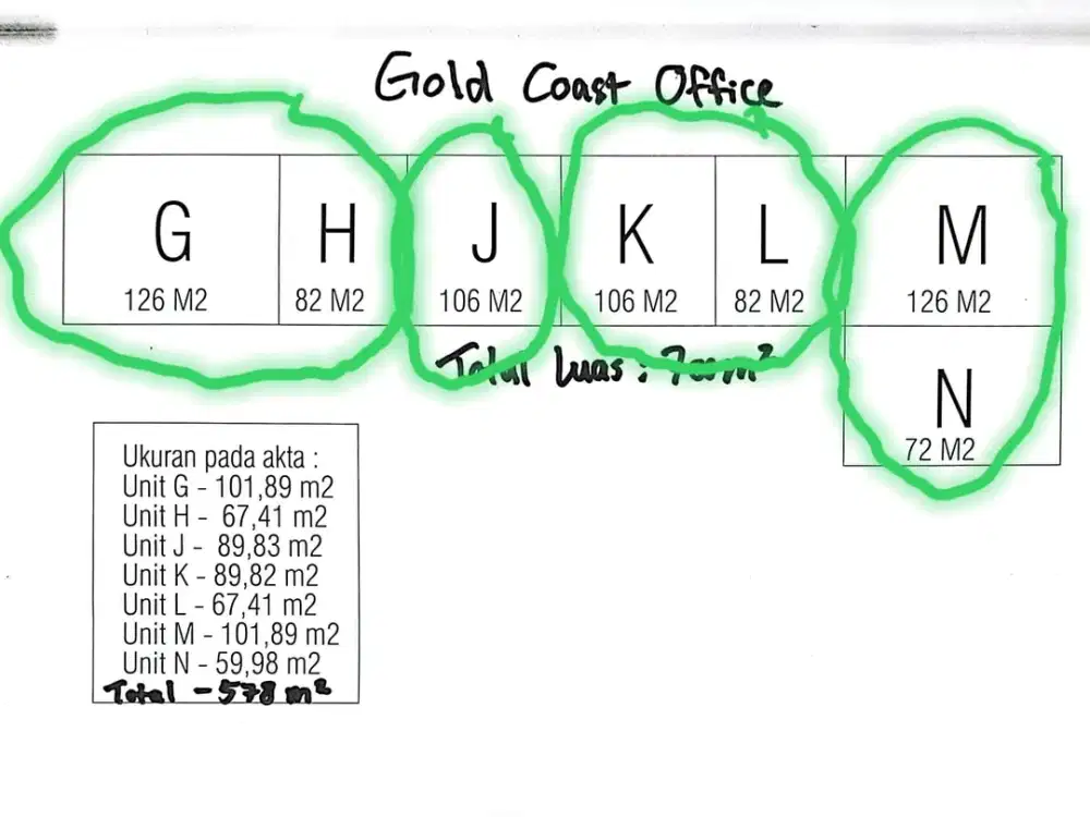 FOR RENT Gold Coast Office Tower PIK – Kantor Premium di Kawasan Bisnis Paling Berkembang Boleh Disewa Partial