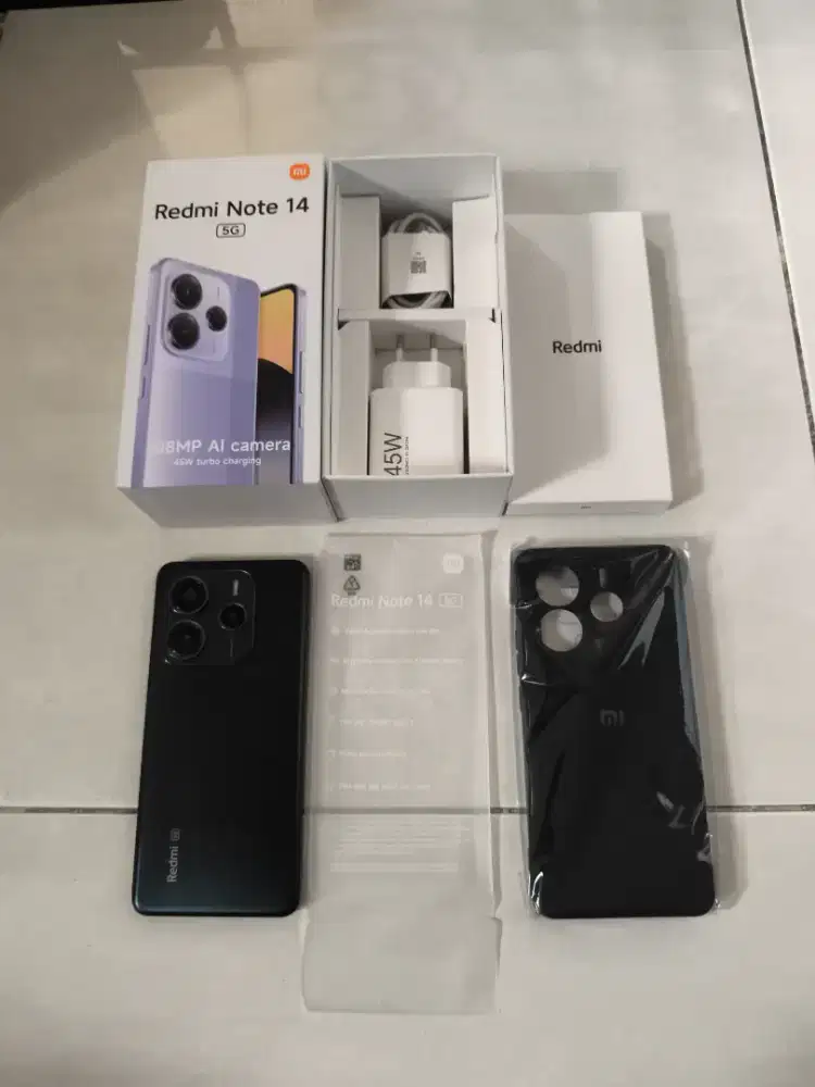 Redmi note 14 5g 12/512 midnight black mulus