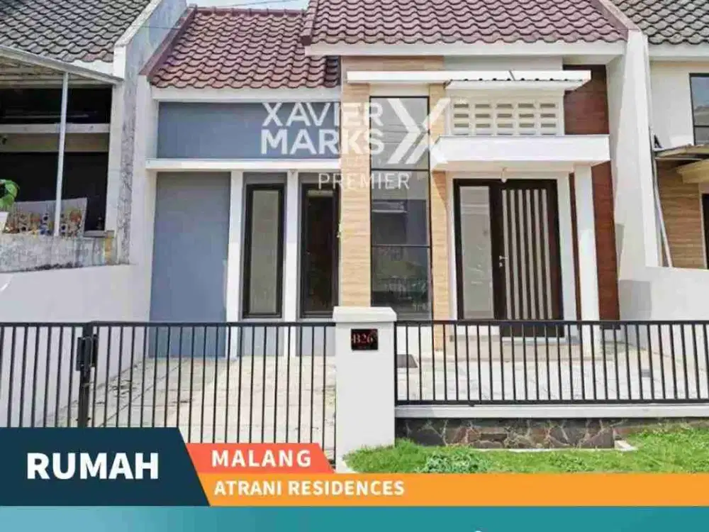Dijual Murah Rumah Cantik Siap Huni Di Atrani Residence, Bandulan Kota Malang