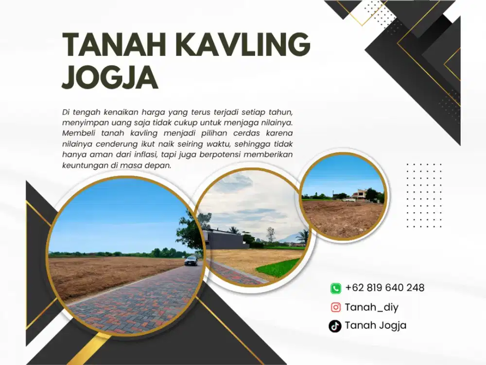 Tanah Dalam Kota Jogja, Tanah SHM SIap Bangun