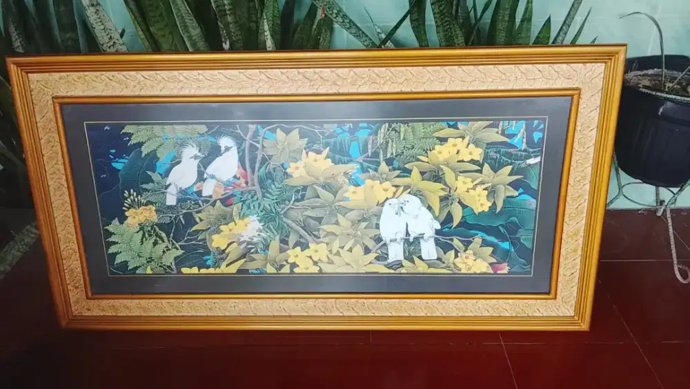 Lukisan burung di jual dgn harga nego