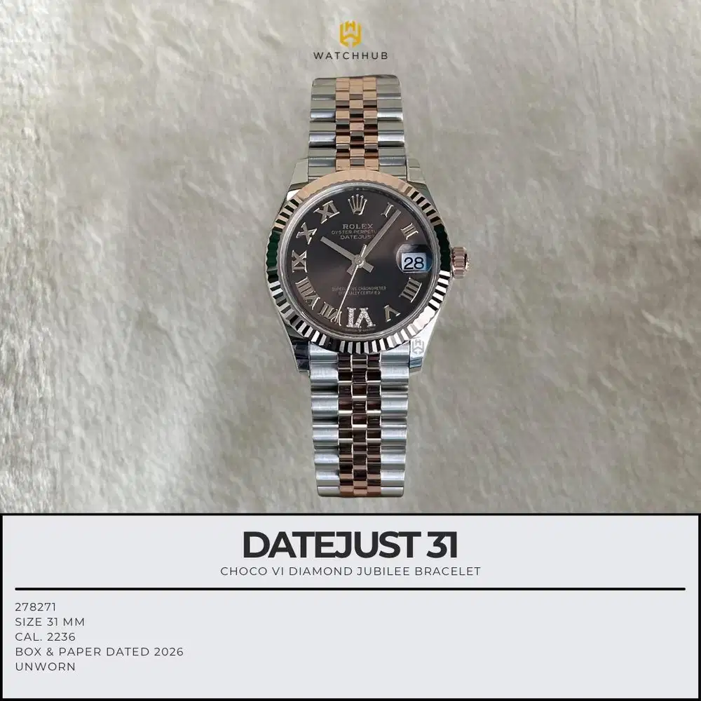 Rolex Datejust 31 Choco VI Diamond 278271