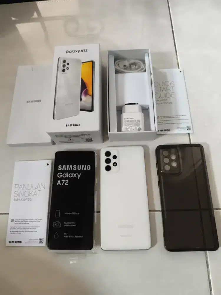 Samsung a72 8/256 awesome white mulus sein