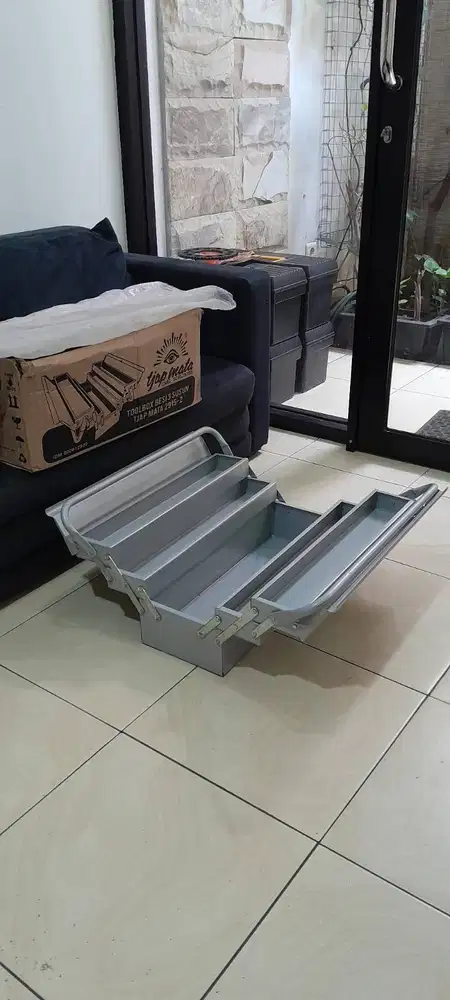 Tjap Mata Carl Schlieper Tool Box Besi 3 Susun 57x24x23cm Heavy Duty