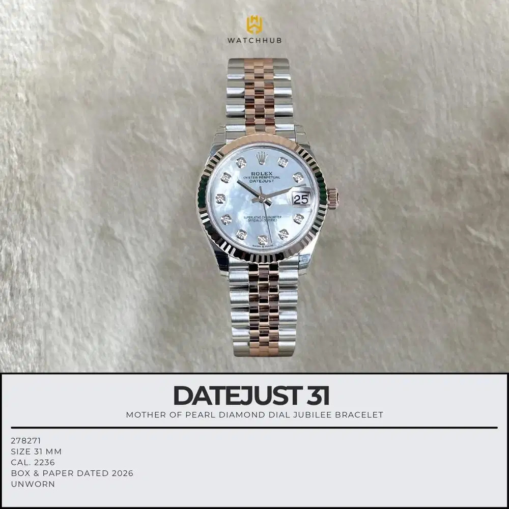 Rolex Datejust 31 MOP Diamond 278271