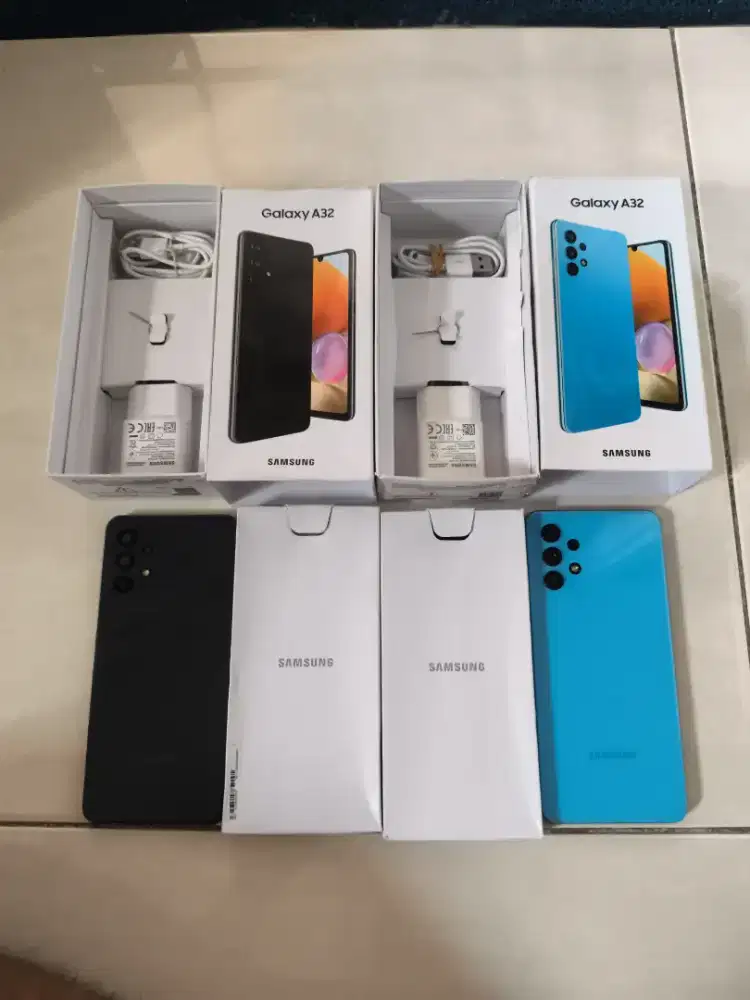 Samsung a32 4G 8/128 blue dan black mulus sein