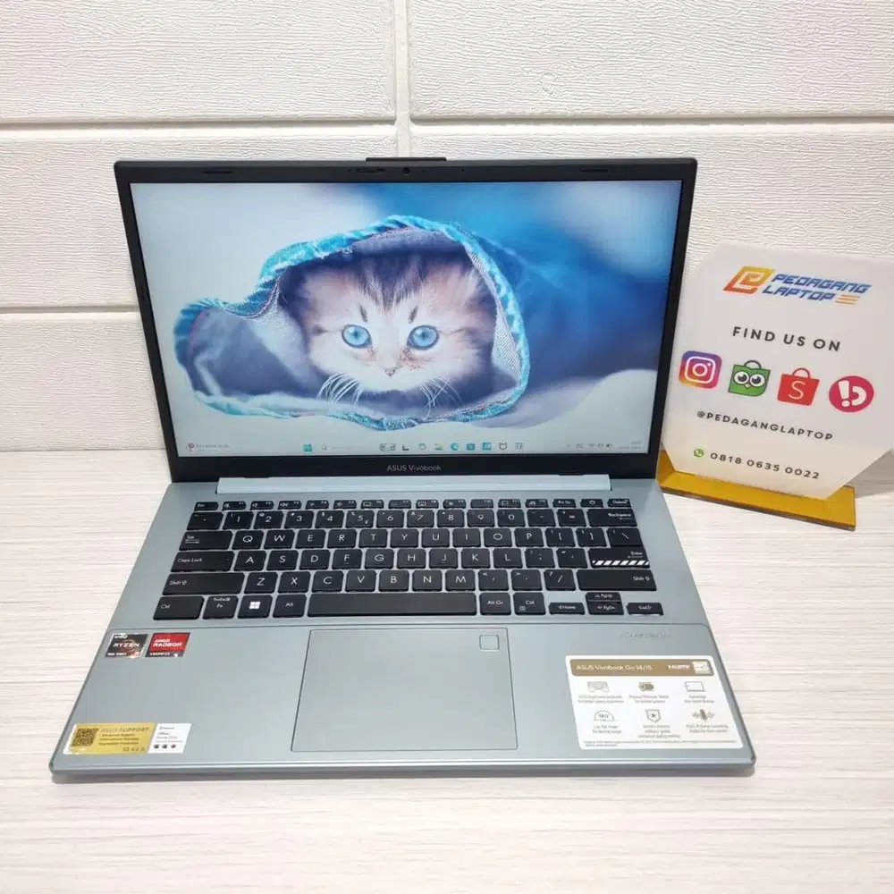 ASUS VIVOBOOK GO 14 E1404FA AMD RYZEN 3-7320U RAM 8GB SSD 512GB FHD