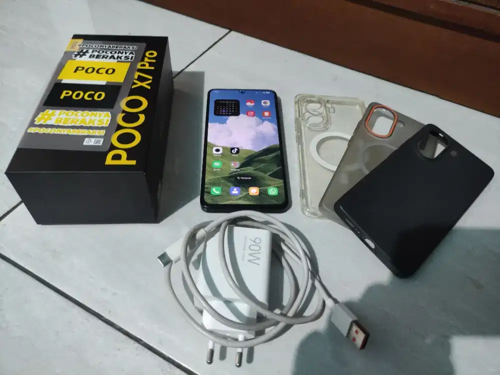 Hp Poco X7 Pro 5G 12/512 masih garansi resmi normal mulus